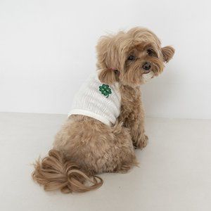 Fourleaf Clover Croptop(Ivory)